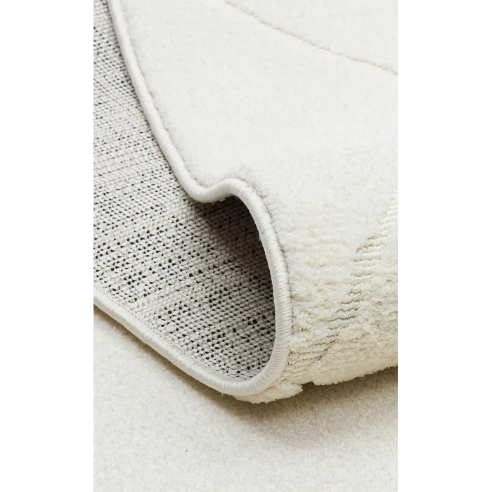 MISSORI HALI 0129 Hav Toz Vermez Sade Desenli Yumuşak Dokulu Modern Makine Halısı