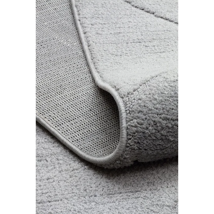 MISSORI HALI 0128 Hav Toz Vermez Sade Desenli Yumuşak Dokulu Modern Makine Halısı