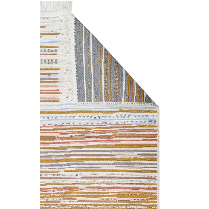 Arya Ar 35 Multy %100 Geri Dönüşümlü Pamuktan Çift Taraflı Yıkanabilir Modern Dekoratif Kilim