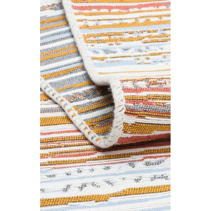 Arya Ar 35 Multy %100 Geri Dönüşümlü Pamuktan Çift Taraflı Yıkanabilir Modern Dekoratif Kilim