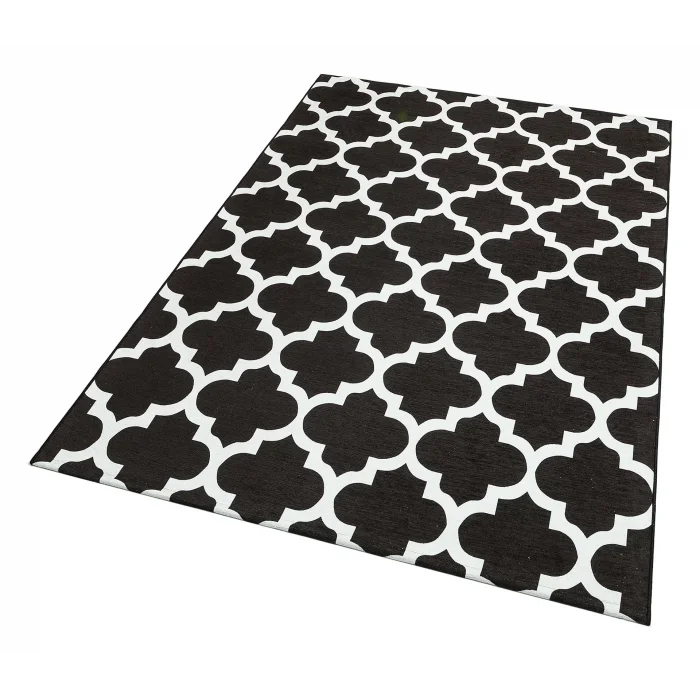 LUNA HALI 0321 Otantik Geleneksel Desenli Yıkanabilir Renkli Baskı Kilim