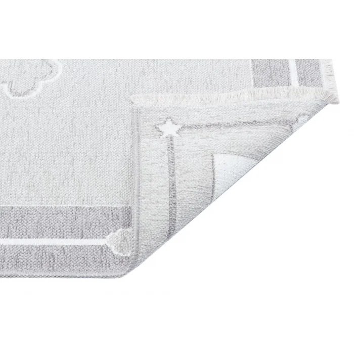 NOA BABY HALI 0001 Yıkanabilir Çift Taraflı Yumuşak Dokulu İnce Çocuk-Bebek Odası Halısı