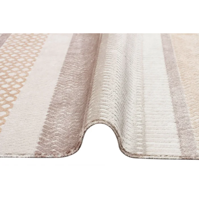 SATEEN HALI 0360 Hav Toz Vermez Yıkanabilir Kaymaz İnce Dokuma Modern Halı