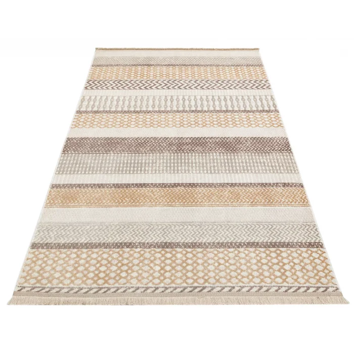 SATEEN HALI 0360 Hav Toz Vermez Yıkanabilir Kaymaz İnce Dokuma Modern Halı