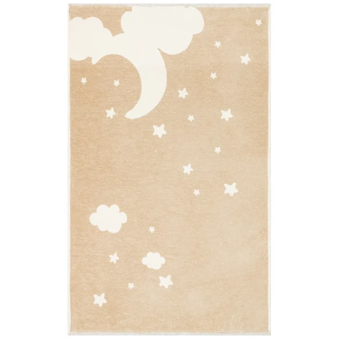 MIA COTTON HALI 0006 Yıkanabilir Çift Taraflı Pofuduk Dokuma Pamuk Kilim