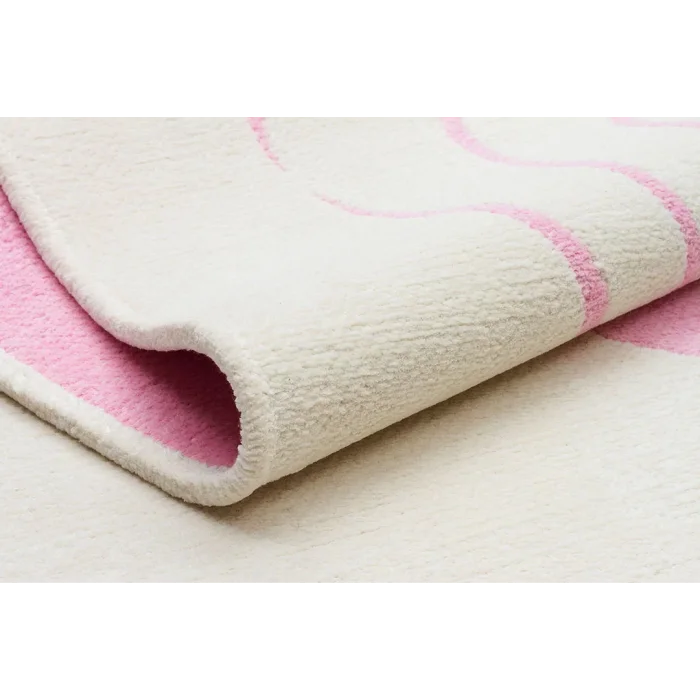 MIA COTTON HALI 0003 Yıkanabilir Çift Taraflı Pofuduk Dokuma Pamuk Kilim