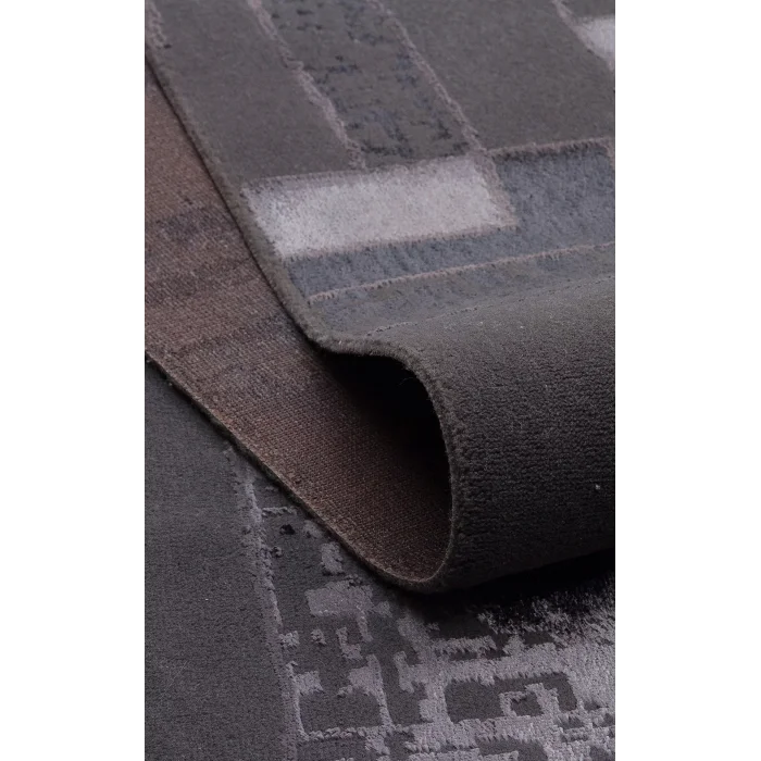 TORINO HALI 0091 Sık Dokuma Dökümlü Yere Oturan Hav Toz Vermez Yıkanabilir Kaymaz Tabanlı Modern Halı