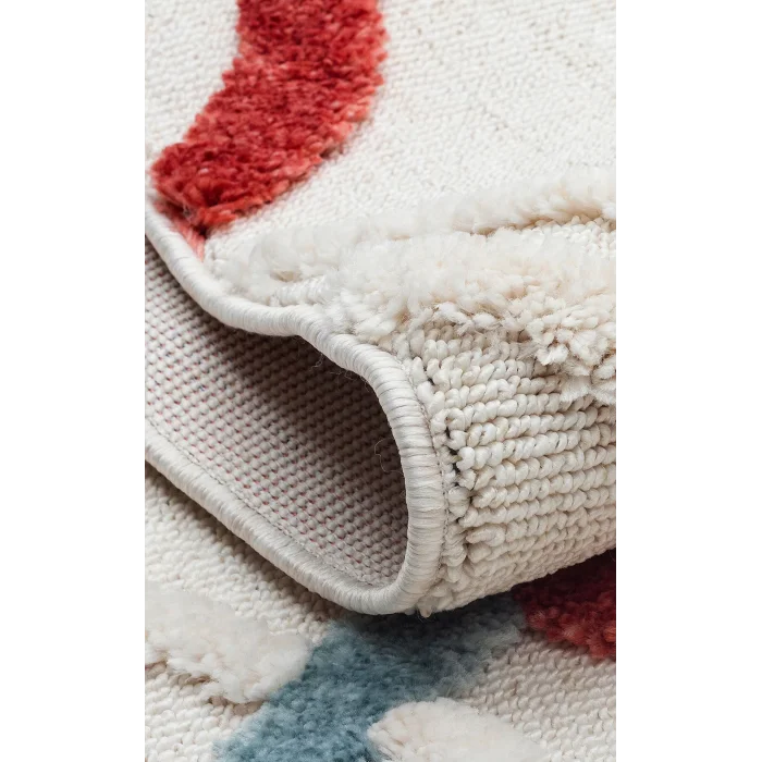 Terazzo 03 Multy Hav Toz Vermez Yumuşak Dokulu Etnik Örgü Desenlere Sahip Modern İskindinav Halı