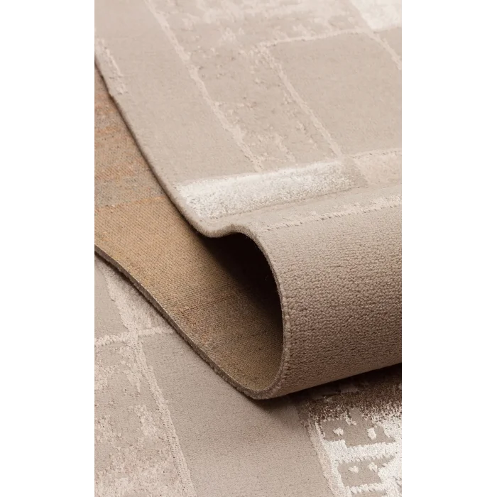 TORINO HALI 0065 Sık Dokuma Dökümlü Yere Oturan Hav Toz Vermez Yıkanabilir Kaymaz Tabanlı Modern Halı