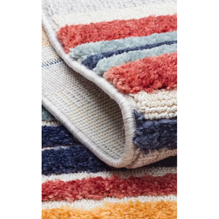 Terazzo 02 Multy Hav Toz Vermez Yumuşak Dokulu Etnik Örgü Desenlere Sahip Modern İskindinav Halı