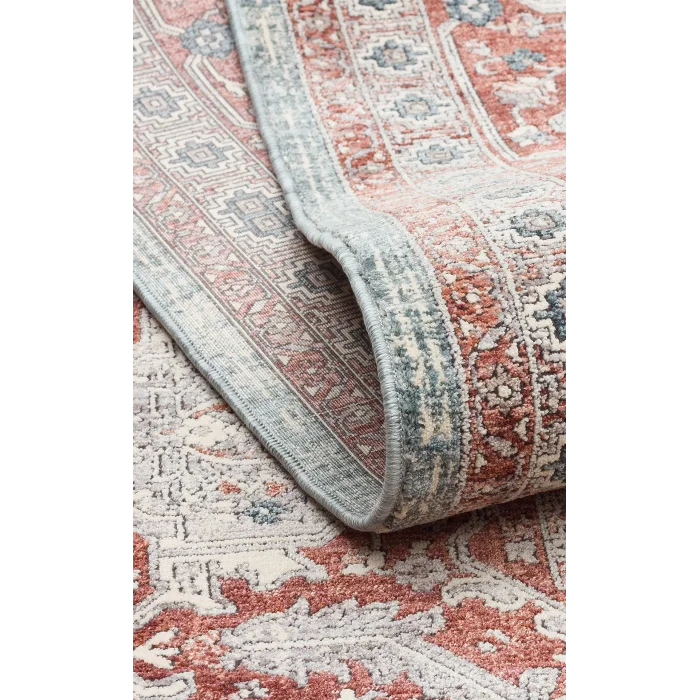 NAVARA HALI 0017 Geleneksel Uşak Desenlerine Sahip Vintage Görünümlü Yüksek Kalite Sık Dokuma Salon Halısı