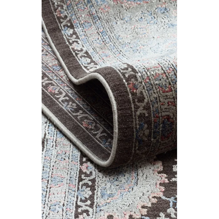 LAHOR HALI 0009 Özel Boyama İşlemi İle Üretilen Yüksek Alçak Dokuya Sahip Zengin Renkli Şık Salon Halısı