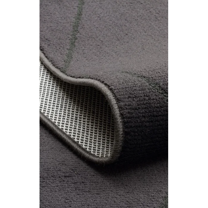 Urban 02 Black Etnik Desenlere Sahip Hav Toz Vermez Yumuşak Dokulu Modern Halı