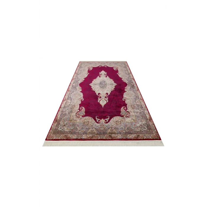 ISFAHAN HALI 0019 Klasik Desenli Yüksek Kalite Sık Dokuma Makine Halısı