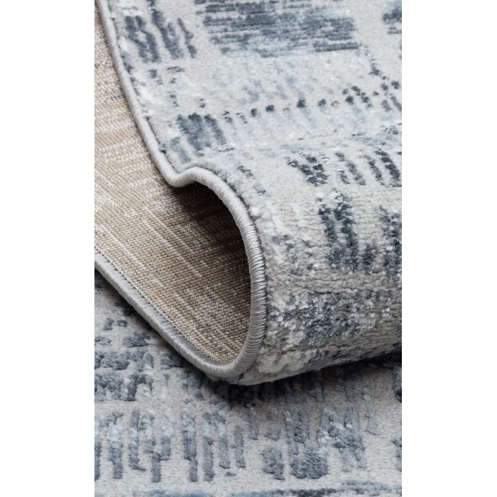 LAGOS HALI 0351 Hav Toz Vermez Eskitme Desenli Modern Makine Halısı