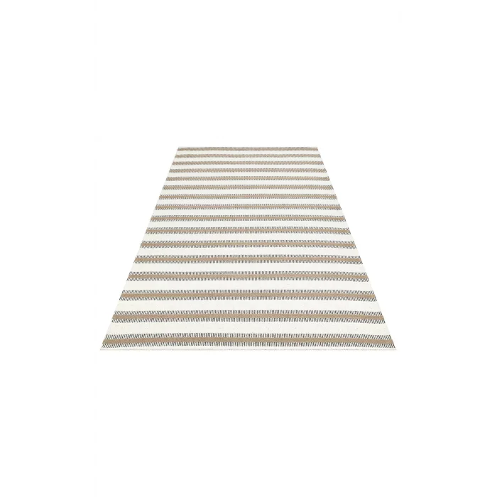 Nevada NVD 04 White Beige Moroccon Tuşeli Hav Toz Vermez Kaymaz Tabanlı İnce Dokuma Modern Halı