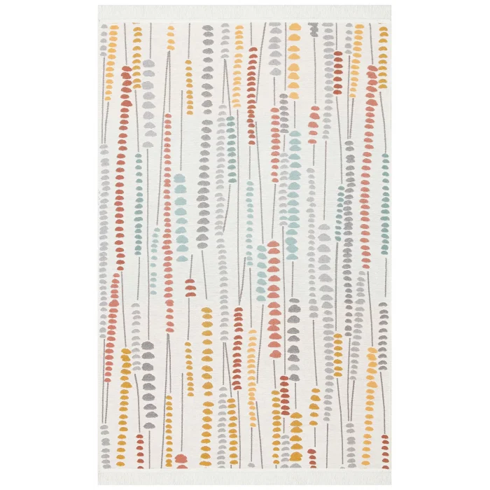 Arya Ar 34 Multy %100 Geri Dönüşümlü Pamuktan Çift Taraflı Yıkanabilir Modern Dekoratif Kilim