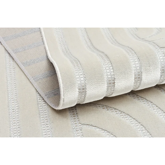 Fors 603 Bej Makinede Yıkanabilen Kaymaz Tabanlı İnce Makine Halısı