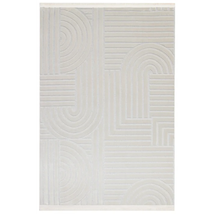 Fors 603 Bej Makinede Yıkanabilen Kaymaz Tabanlı İnce Makine Halısı