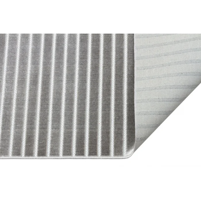 Fors 608 Antrasit Makinede Yıkanabilen Kaymaz Tabanlı İnce Makine Halısı