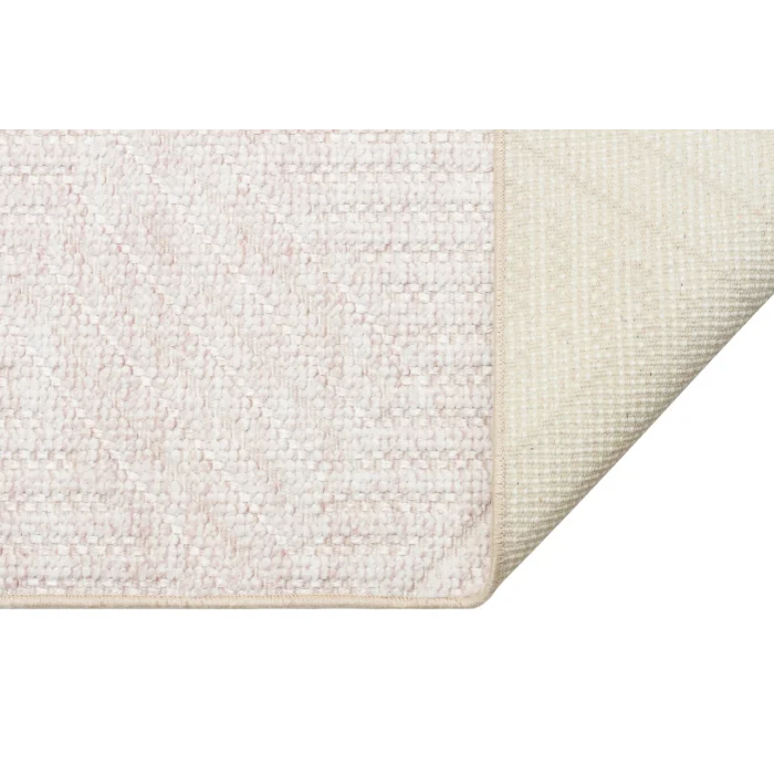 İnci 503 Bej Makinede Yıkanabilen Kaymaz Tabanlı İskandinav Desenli Makine Halısı