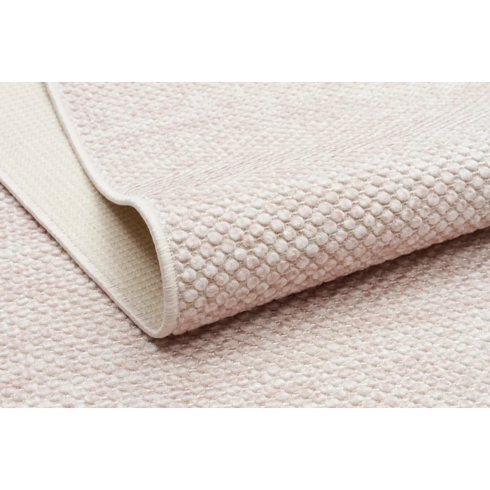 İnci 505 Bej Makinede Yıkanabilen Kaymaz Tabanlı İskandinav Desenli Makine Halısı