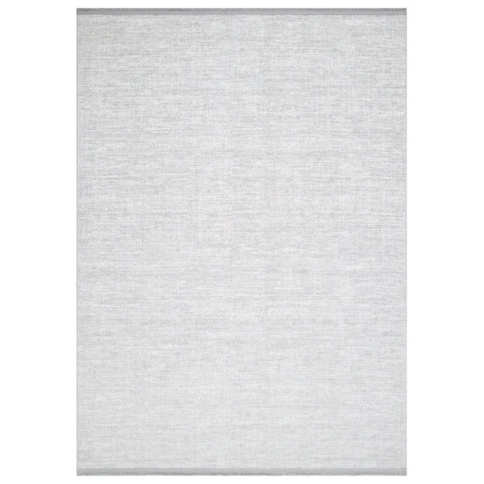 İnci 506 Gri Makinede Yıkanabilen Kaymaz Tabanlı İskandinav Desenli Makine Halısı