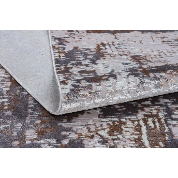 Allegro 1022 Vizon Dekoratif Modern Kaymaz Tabanlı Makine Halısı ✄