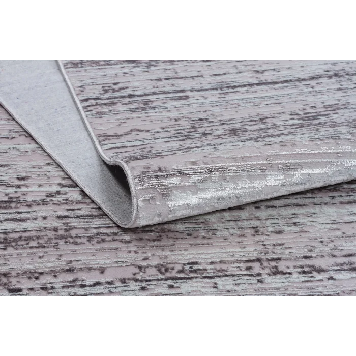 Allegro 1061 Açık Gri Dekoratif Modern Kaymaz Tabanlı Makine Halısı ✄