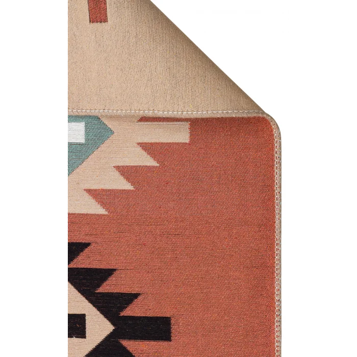 Arya Ar 39 Multy %100 Geri Dönüşümlü Pamuktan Çift Taraflı Yıkanabilir Modern Dekoratif Kilim