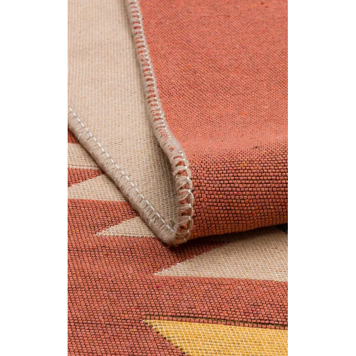 Arya Ar 39 Multy %100 Geri Dönüşümlü Pamuktan Çift Taraflı Yıkanabilir Modern Dekoratif Kilim