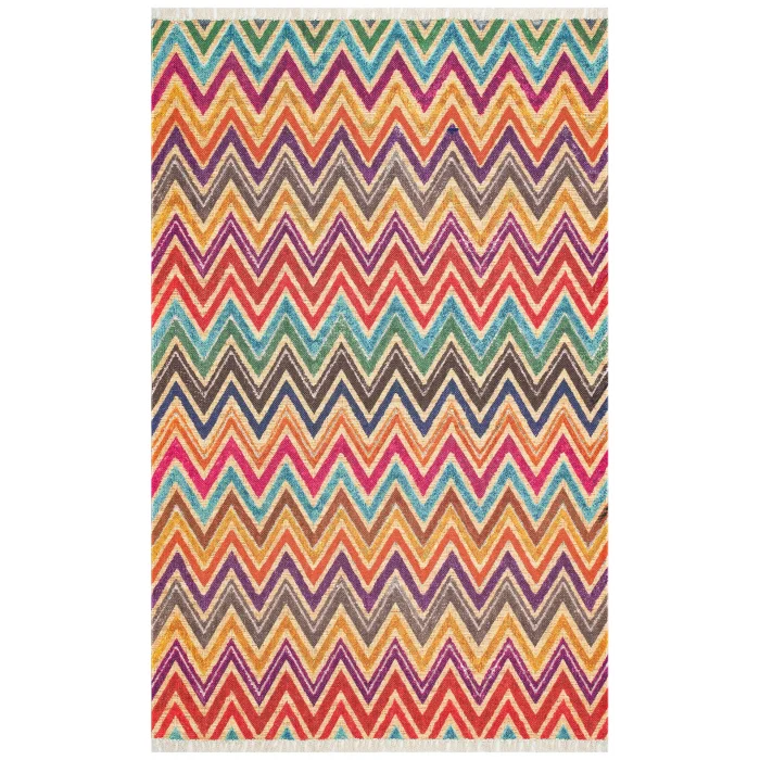 Asos As 09 Multy Jüt Hasır Görünümlü Hav Toz Vermeyen Çift Taraflı Kullanılabilen Yıkanabilir Kilim