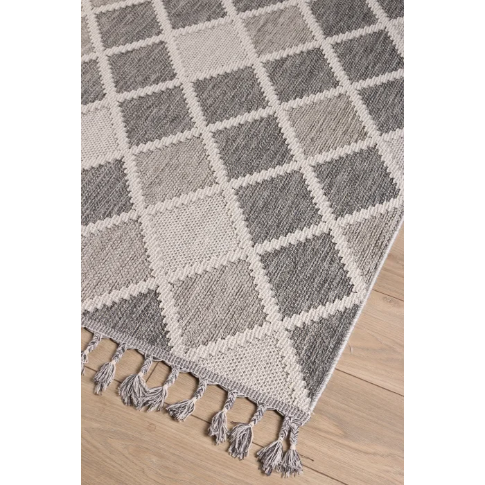 Astra 19787A Mavi Bukle Tekniğiyle Üretilmiş Modern Makine Halısı