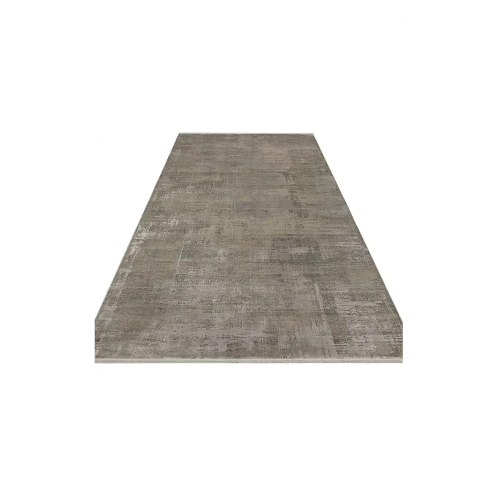 BABİL BBL 01 Grey Yumuşak Dokulu Vintage Esintilere Sahip Over-dyed Sık Dokuma Salon Halısı