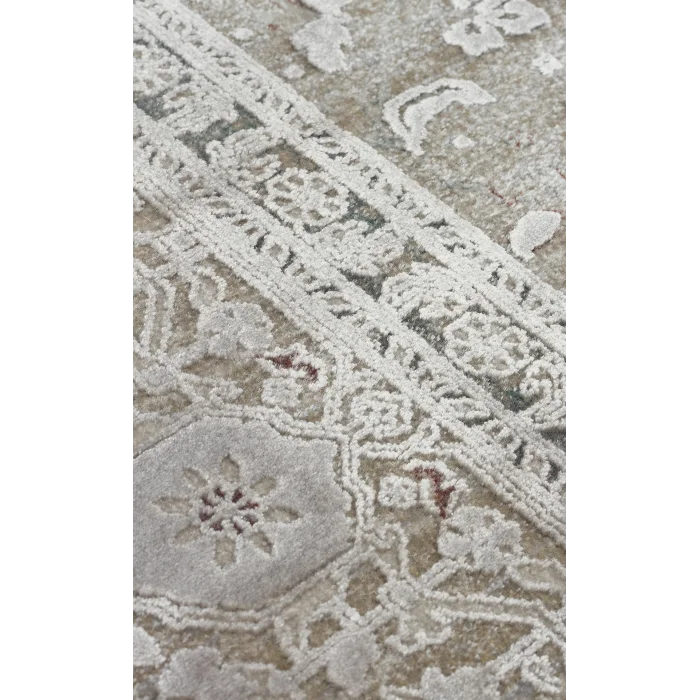 BABİL BBL 02 Grey Yumuşak Dokulu Vintage Esintilere Sahip Over-dyed Sık Dokuma Salon Halısı