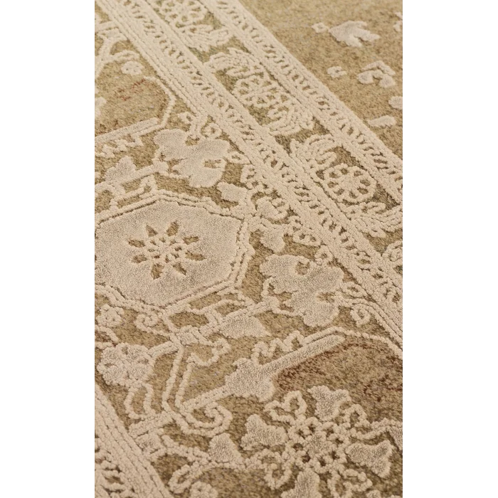 BABİL BBL 02 Bronze Yumuşak Dokulu Vintage Esintilere Sahip Over-dyed Sık Dokuma Salon Halısı