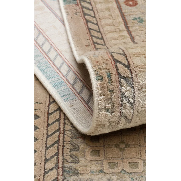 BABIL HALI 0033 Yumuşak Dokulu Vintage Esintilere Sahip Over-dyed Sık Dokuma Salon Halısı