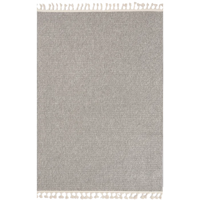 Boho BH-3 Gri Bukle Dokuma Modern Makine Halısı