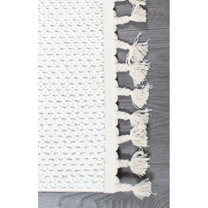 Boho BH-5 Krem Bukle Dokuma Modern Makine Halısı