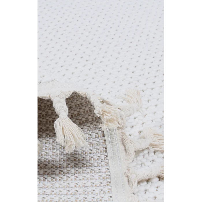 Boho BH-5 Krem Bukle Dokuma Modern Makine Halısı