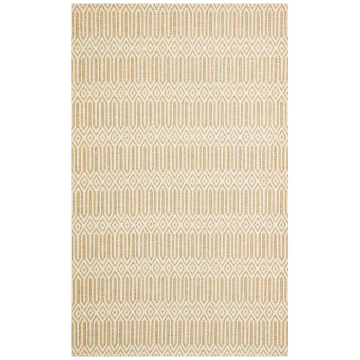Brooklyn Brk 10 Natural Ivory Hasır Görünümlü Kaymaz Renkli Dokuma Modern Kilim