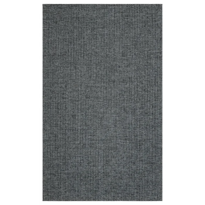 Brookyn Brk 01 Antrasit Sılver Hasır Görünümlü Kaymaz Renkli Dokuma Modern Kilim