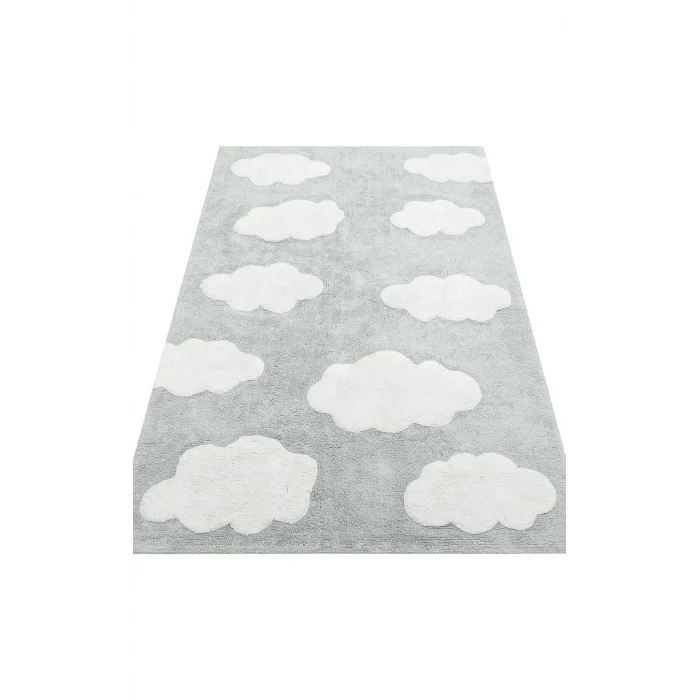 COTTON BOON HALI 0046 Yıkanabilir Kaymaz Tabanlı Naturel Pamuk Bebek Halısı