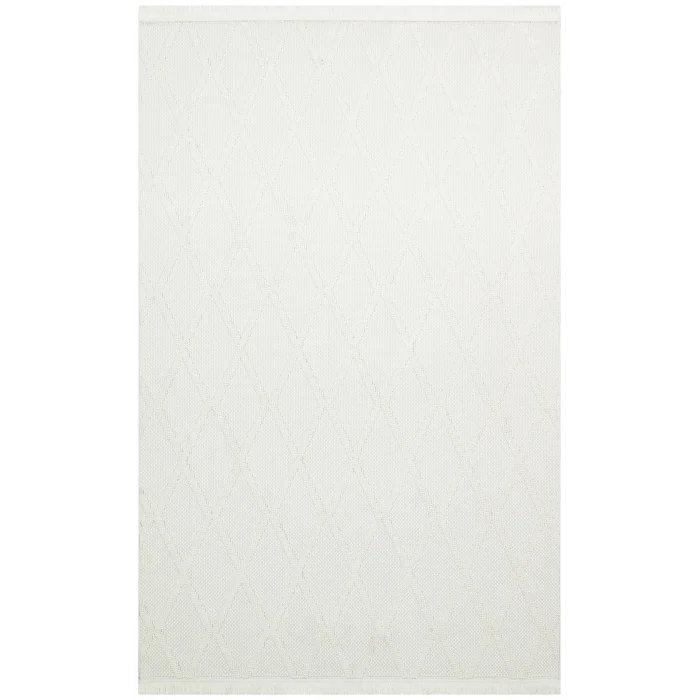 Cozy CZY 05 Cream Hav Toz Vermez Modern Örgü Dokuma Makine Halısı