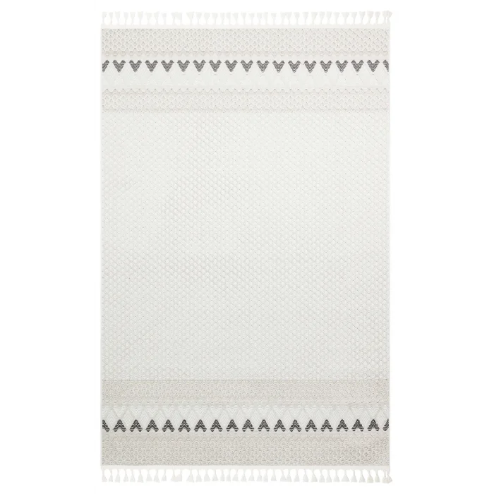 Cozy CZY 07 Cream Beige LW Hav Toz Vermez Modern Örgü Dokuma Makine Halısı