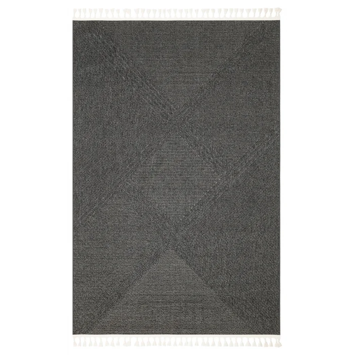 Cozy CZY 08 Antrasit LW Hav Toz Vermez Modern Örgü Dokuma Makine Halısı