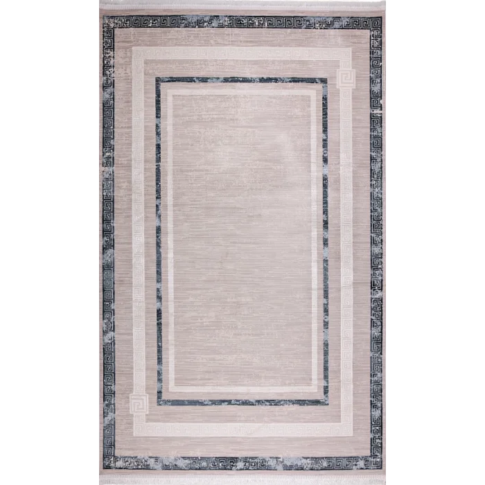 Deco 534A Kemik Mavi Akrilik Salon Halısı