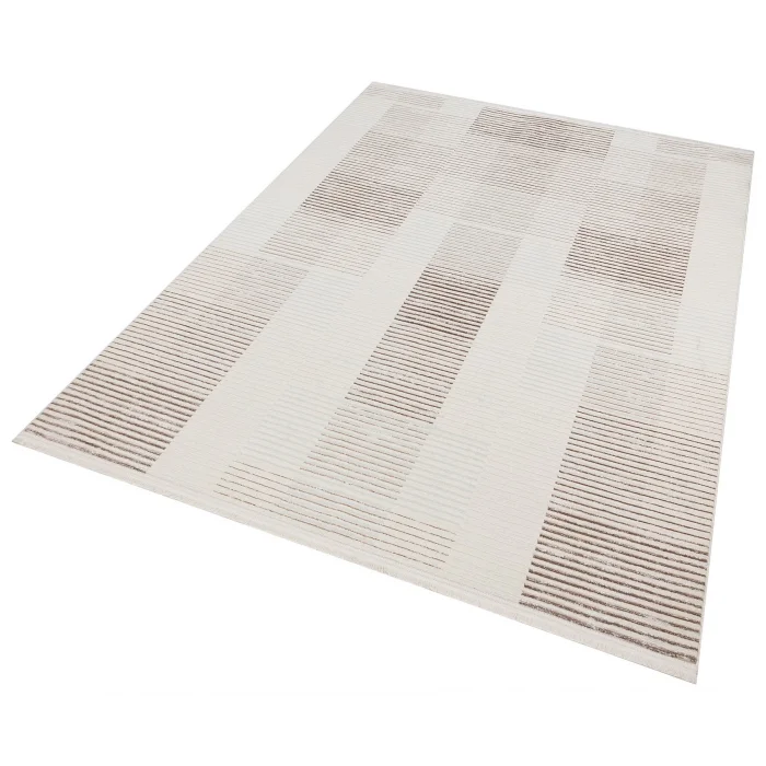 Diva 5009 Vizon Dekoratif Modern Kaymaz Tabanlı Makine Halısı