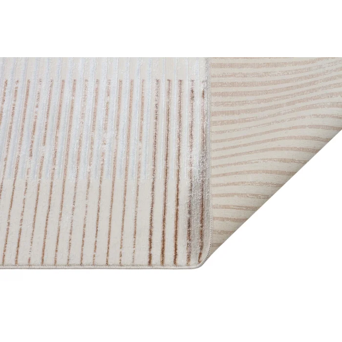 Diva 5009 Vizon Dekoratif Modern Kaymaz Tabanlı Makine Halısı