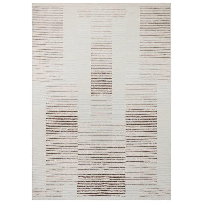 Diva 5009 Vizon Dekoratif Modern Kaymaz Tabanlı Makine Halısı